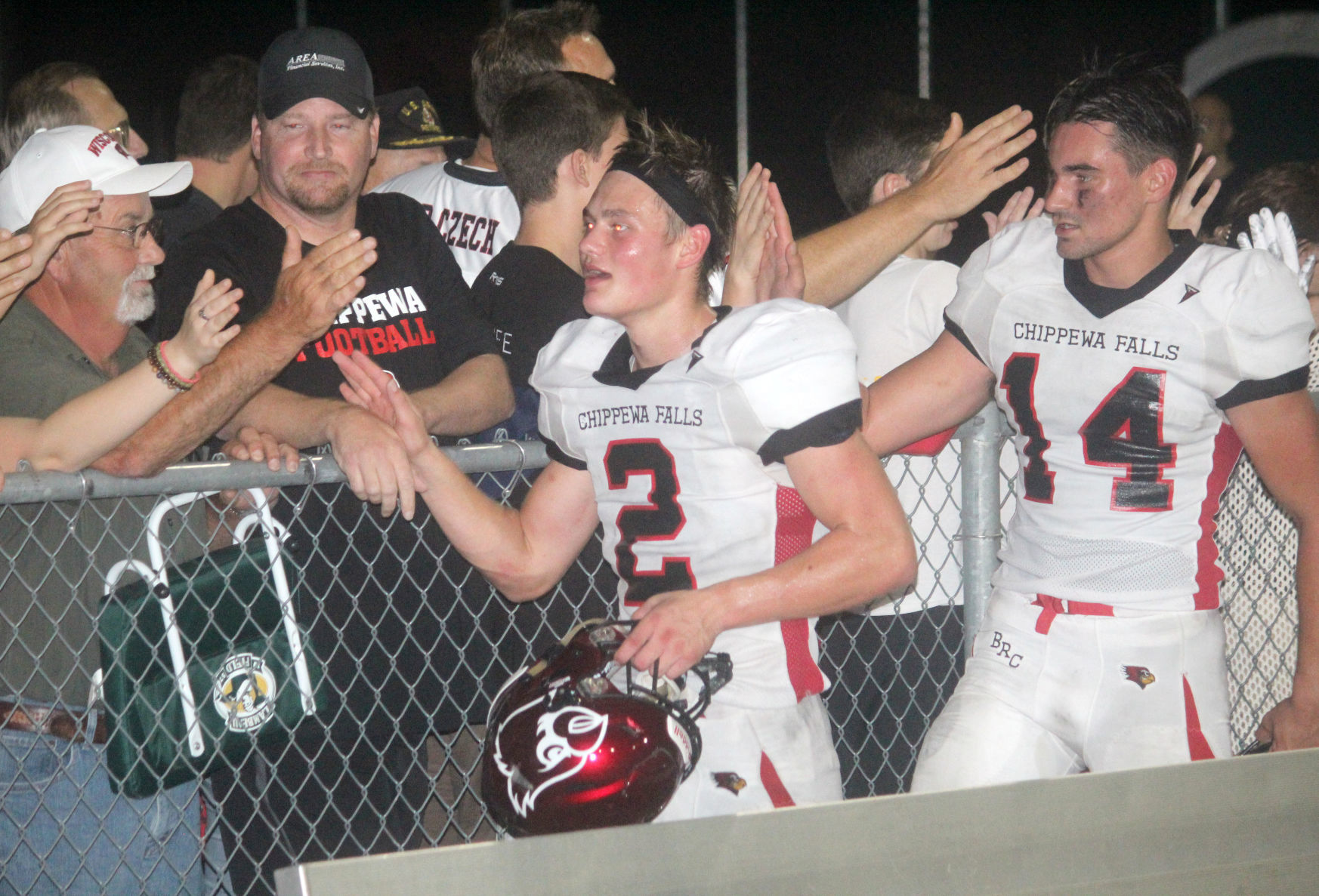 Chi-Hi football at Eau Claire Memorial 9-14-18
